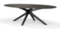 Julia 120X70 Salontafel Ovaal Eiken Zwart