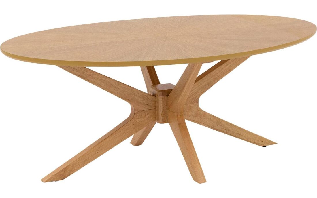 Julia 120x70 Salontafel Ovaal Eiken Naturel