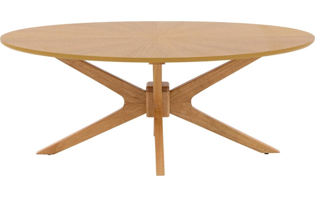 Julia 120x70 Salontafel Ovaal Eiken Naturel