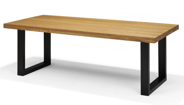 Uber Eettafel 220x100 Eiken Dessert 6cm
