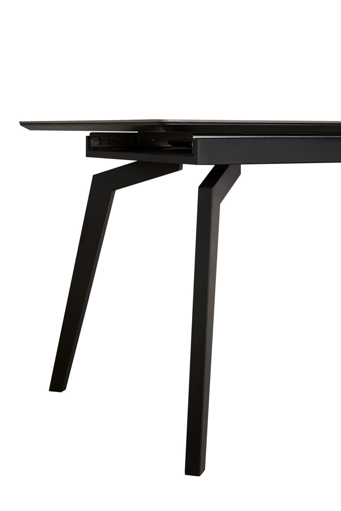 Eetkamertafel Venus Uitschuif 160 215 90 1 X 40cm Deckstone Zwart Marmer