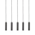 LABEL51 Hanglamp Ferroli - Zwart - Metaal - 5-lichts