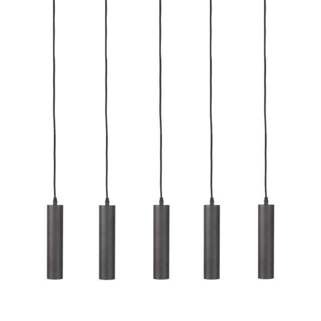 Label51 Hanglamp Ferroli 8211 Zwart 8211 Metaal 8211 5 Lichts