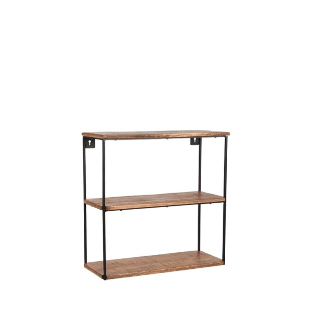 Wanddecoratie Vintage Wandplank 8211 Rough 8211 Mangohout 8211 M