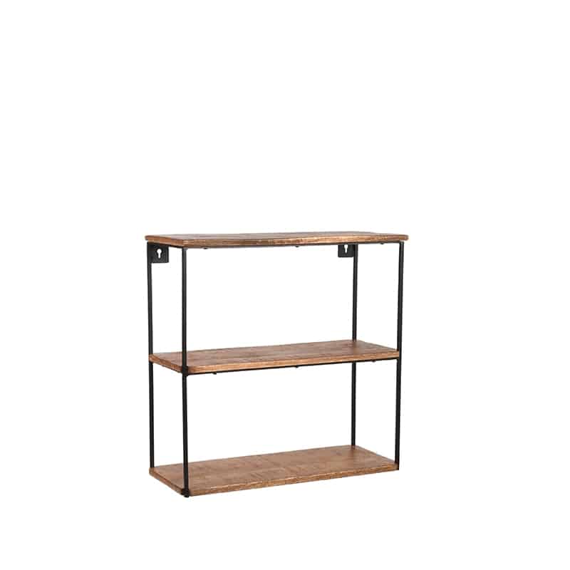 Wanddecoratie Vintage Wandplank 8211 Rough 8211 Mangohout 8211 M