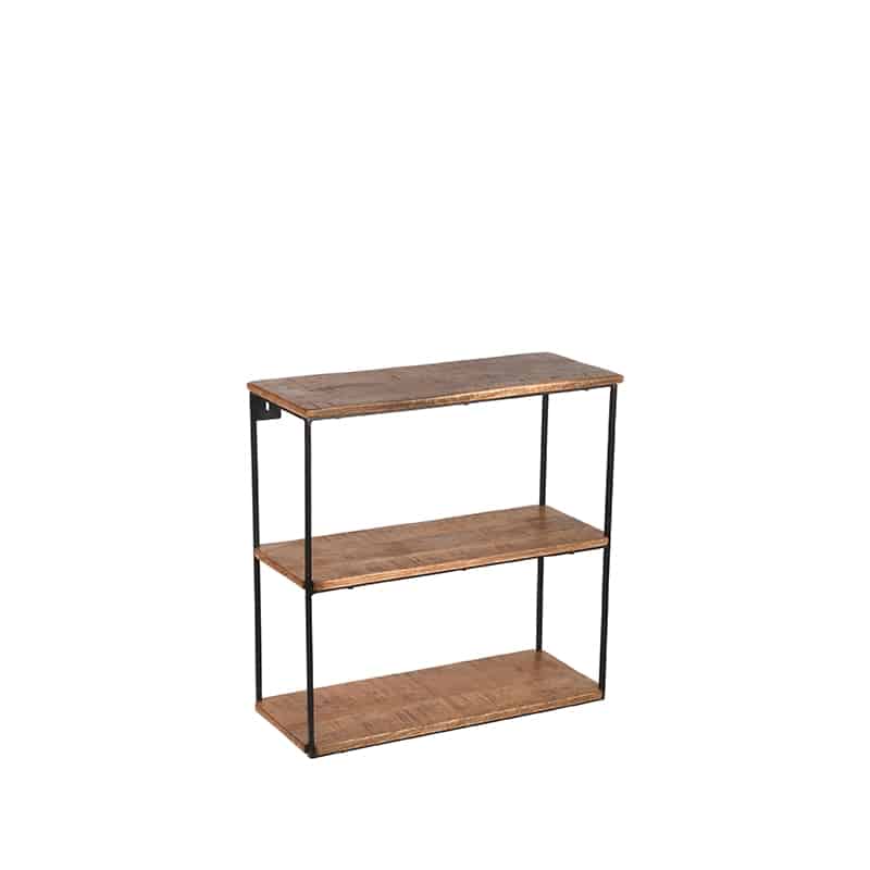 Wanddecoratie Vintage Wandplank 8211 Rough 8211 Mangohout 8211 M