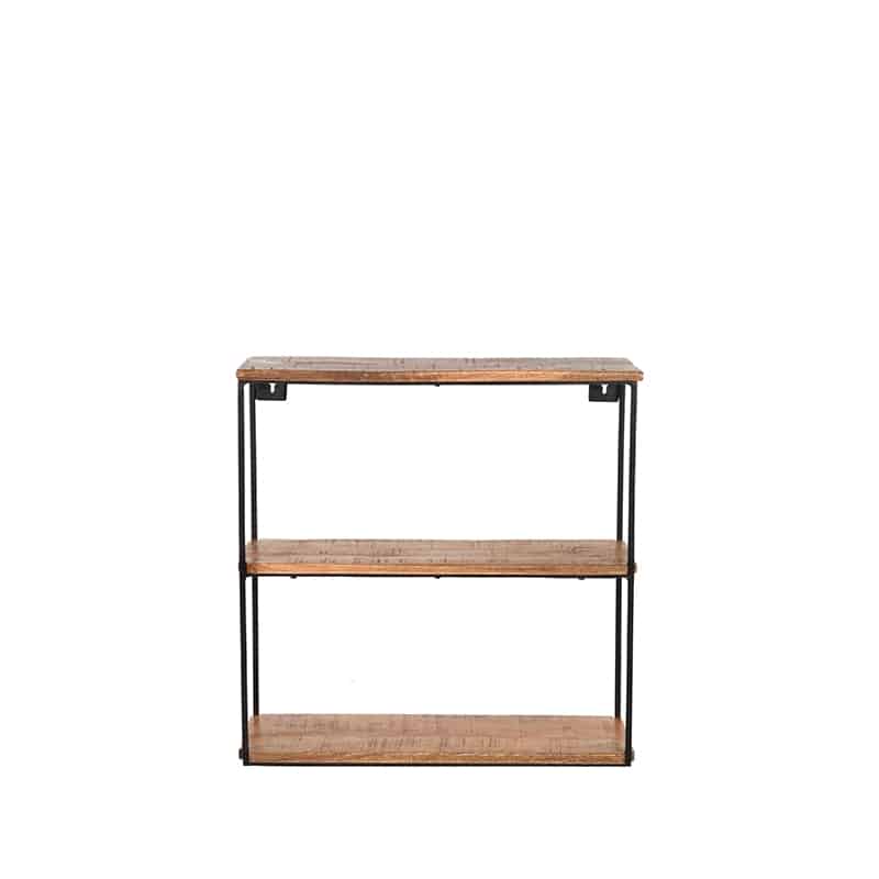Wanddecoratie Vintage Wandplank 8211 Rough 8211 Mangohout 8211 M