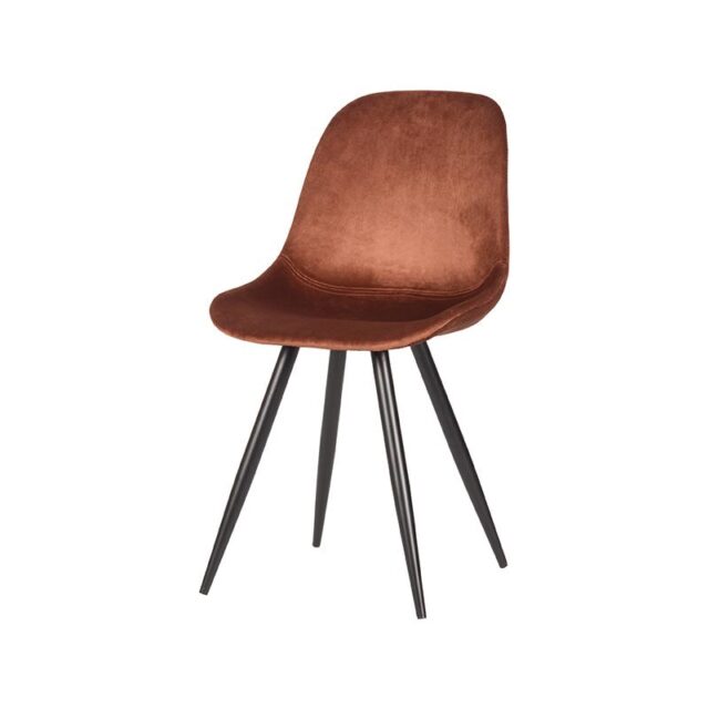 Eetkamerstoel Capri 8211 Rust 8211 Fluweel Minimale Bestelling 2 Stuks