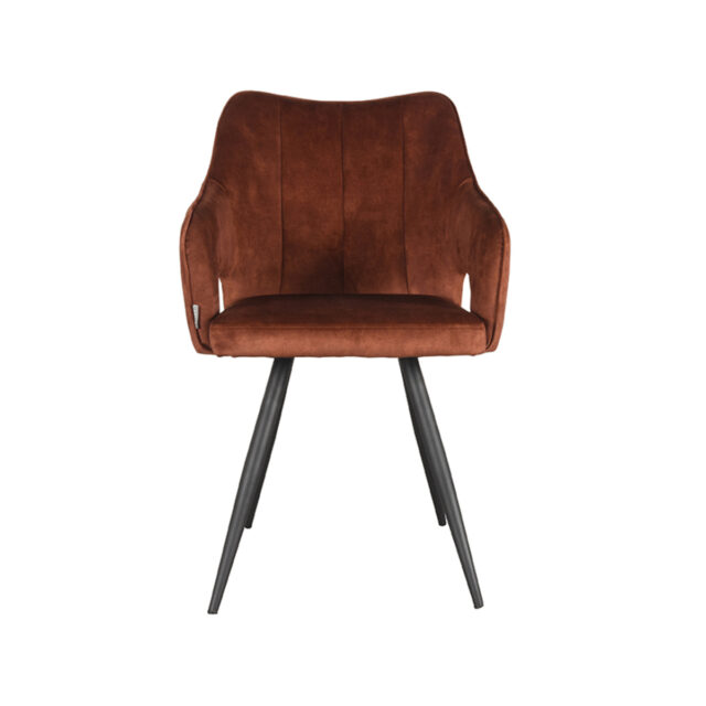 Eetkamerstoel Noud 8211 Rust 8211 Velours