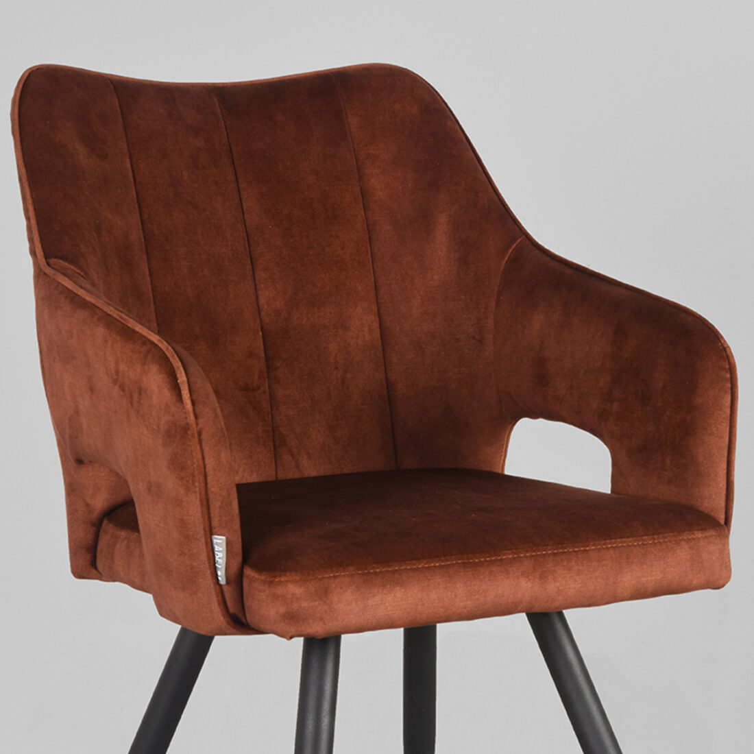 Eetkamerstoel Noud 8211 Rust 8211 Velours