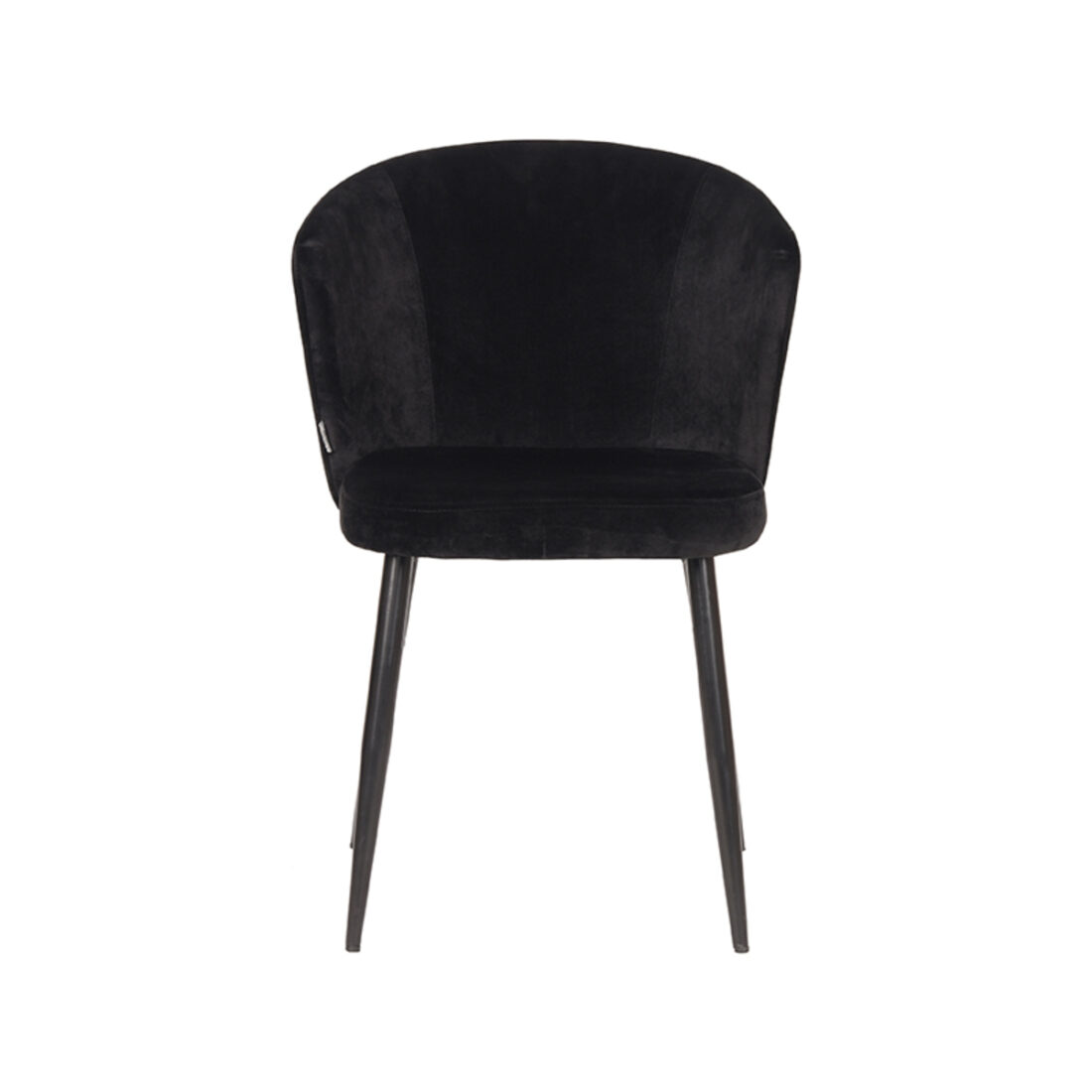 Eetkamerstoel Wave 8211 Zwart 8211 Fluweel Minimale Bestelling 2 Stuks