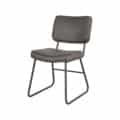 Eetkamerstoel Noah - Antraciet - Microfiber (minimale bestelling 2 stuks)