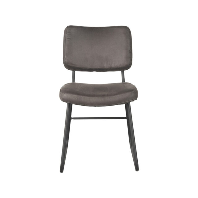 Eetkamerstoel Noah 8211 Antraciet 8211 Microfiber Minimale Bestelling 2 Stuks