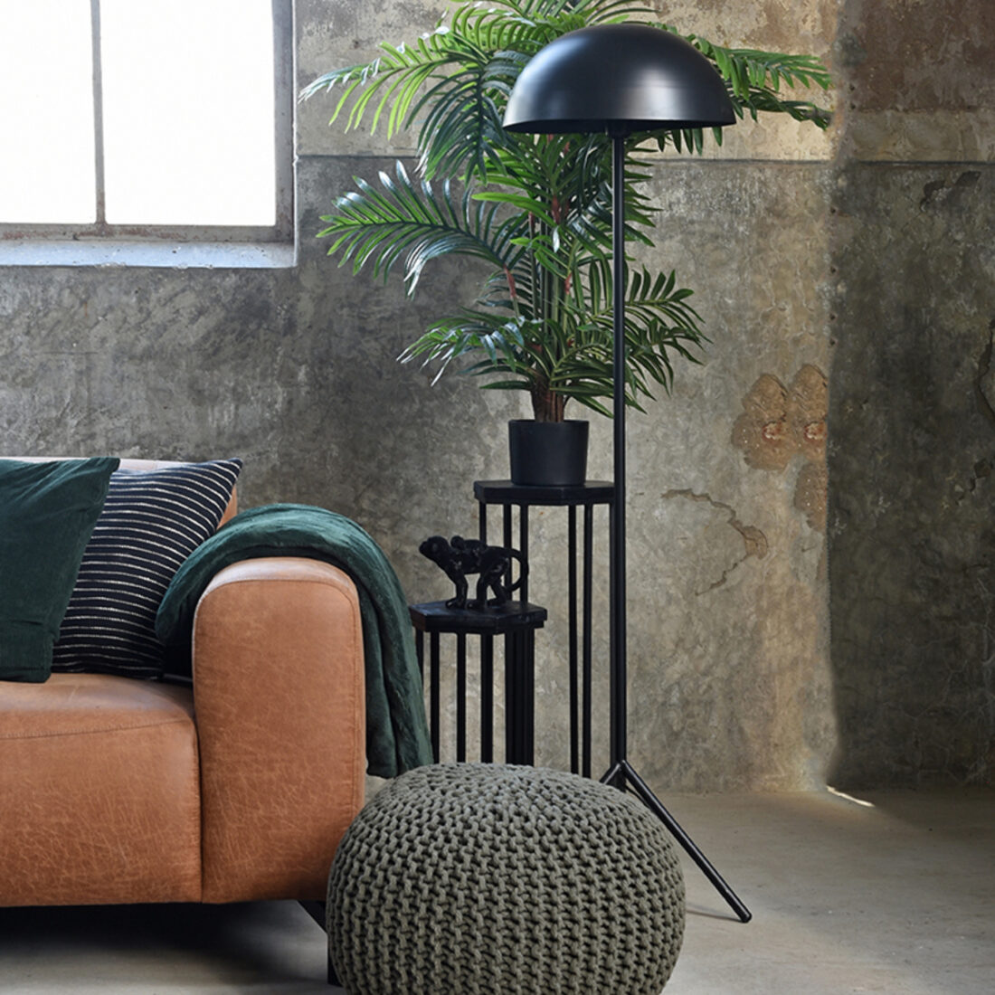 Label51 Vloerlamp Globe 8211 Zwart 8211 Metaal