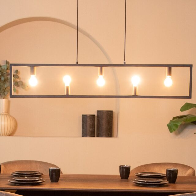 Label51 Hanglamp Quadrato 8211 Zwart 8211 Metaal