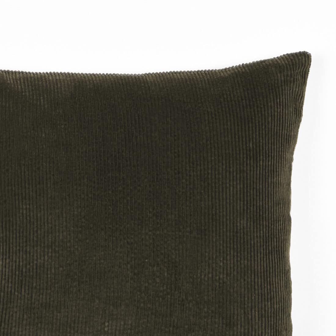 Sierkussen Rib 8211 Army Green 8211 Katoen