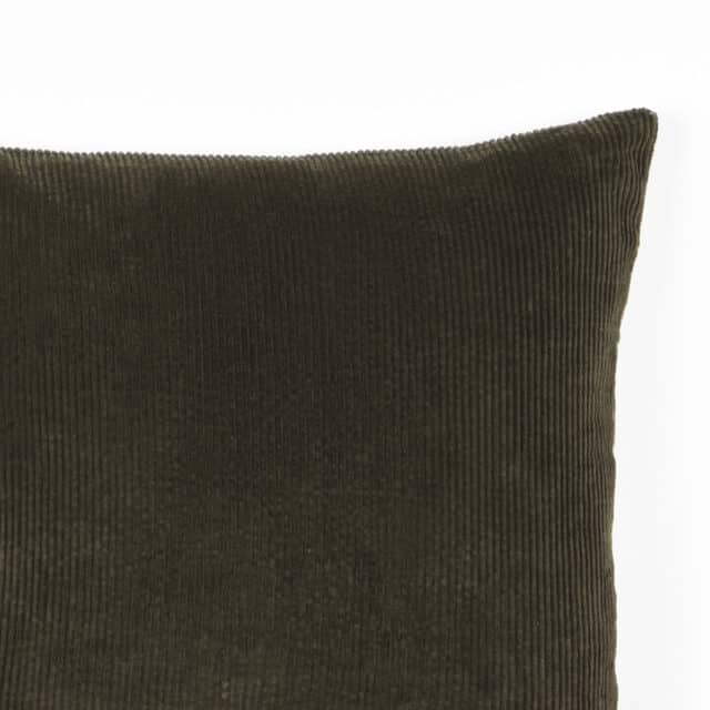 Sierkussen Rib 8211 Army Green 8211 Katoen