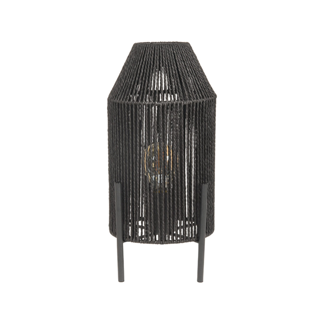 Label51 Tafellamp Ibiza 8211 Zwart 8211 Jute