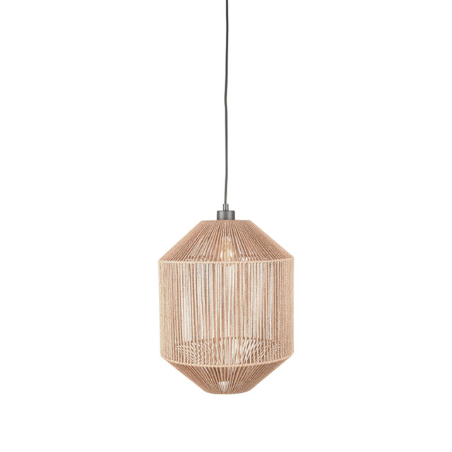 Label51 Hanglamp Ibiza 8211 Naturel 8211 Jute 8211 1 Lichts Cilinder