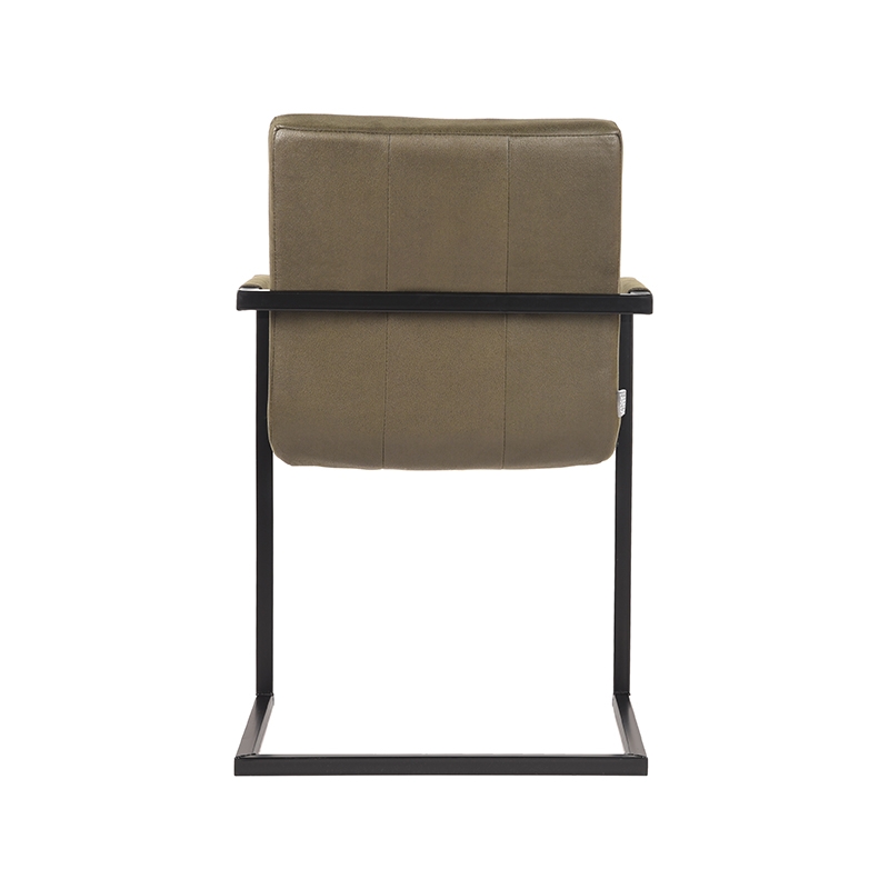 Eetkamerstoel Milo 8211 Army Green 8211 Microfiber Minimale Bestelling 2 Stuks