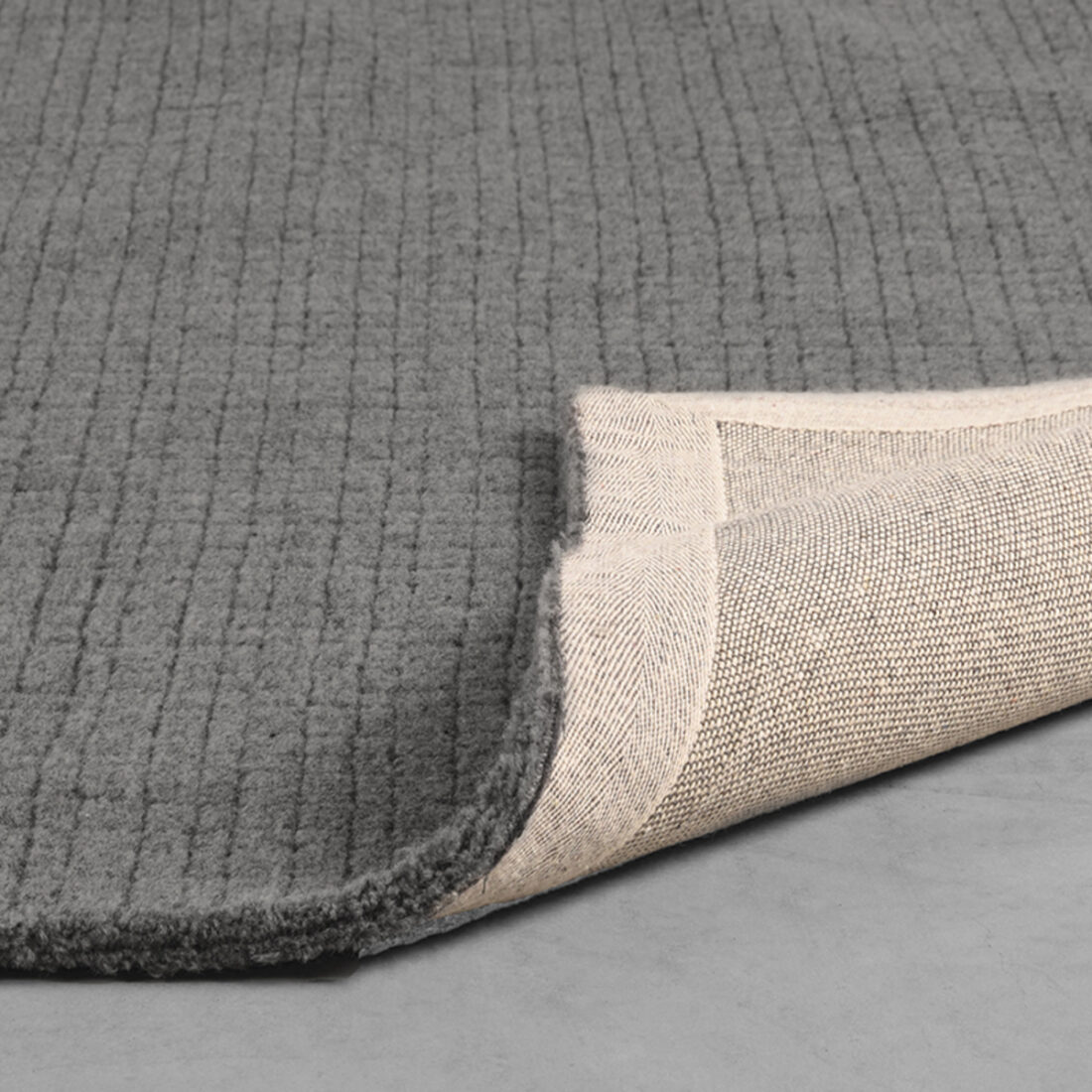 Vloerkleed Wolly 8211 Antraciet 8211 Wol