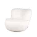 Fauteuil Bunny - Crème - Microfiber
