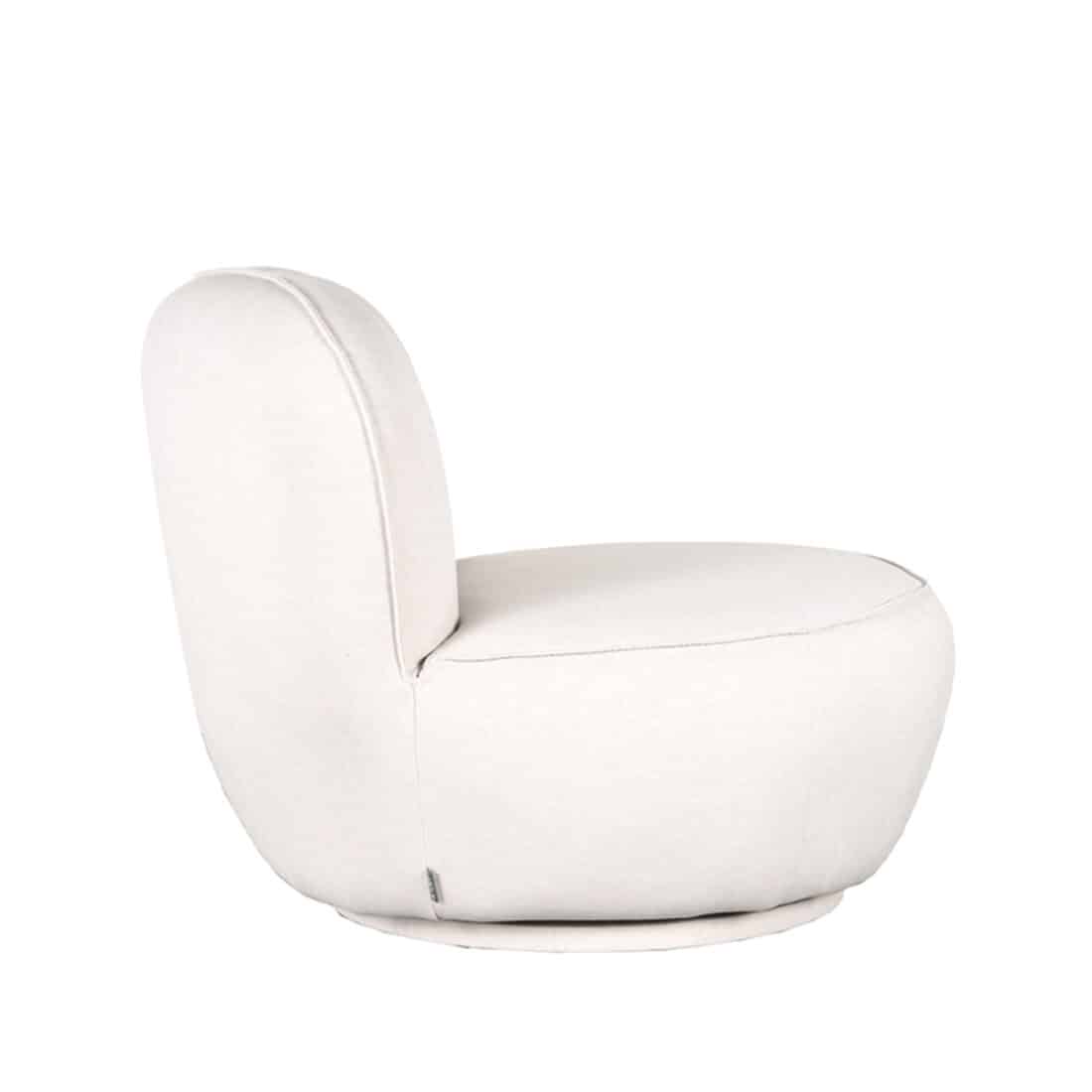 Fauteuil Bunny 8211 Crme 8211 Microfiber
