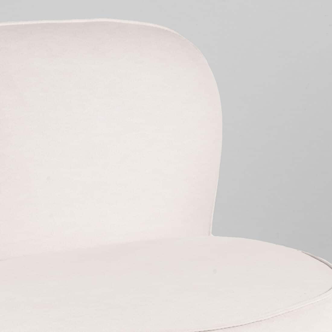 Fauteuil Bunny 8211 Crme 8211 Microfiber