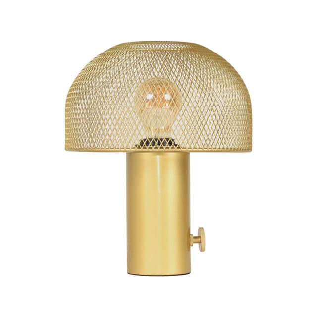 Label51 Tafellamp Fungo 8211 Goud 8211 Metaal