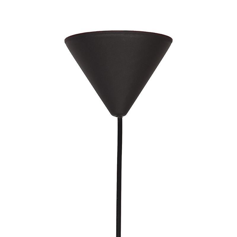 Label51 Hanglamp Twist 8211 Zwart 8211 Vlas 8211 M