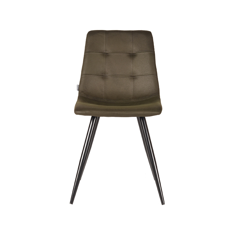 Eetkamerstoel Jay 8211 Army Green 8211 Microfiber Minimale Bestelling 2 Stuks