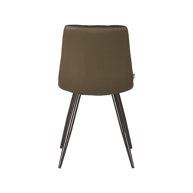 Eetkamerstoel Jay 8211 Army Green 8211 Microfiber Minimale Bestelling 2 Stuks