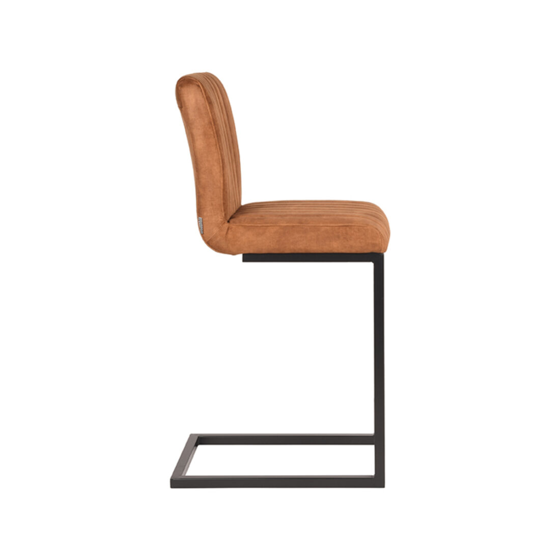 Barkruk Milo 8211 Oker 8211 Velours 8211 Zithoogte 65