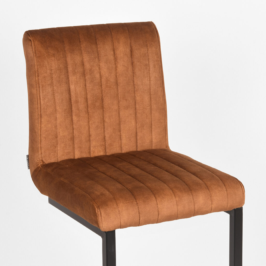 Barkruk Milo 8211 Oker 8211 Velours 8211 Zithoogte 65