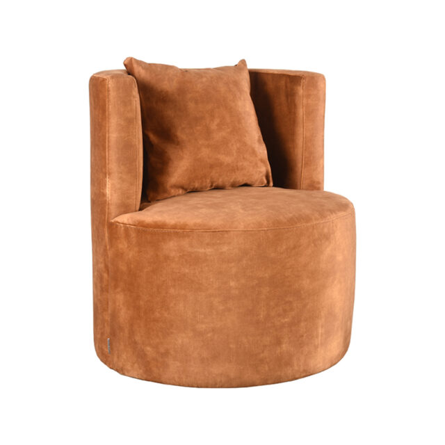 Label51 Fauteuil Evy 8211 Oker 8211 Velours