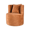 Fauteuil Evy - Oker - Velours