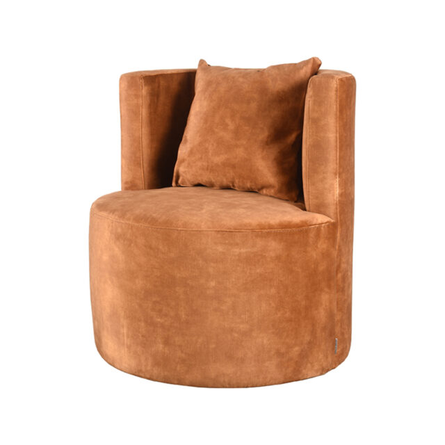 Fauteuil Evy 8211 Oker 8211 Velours