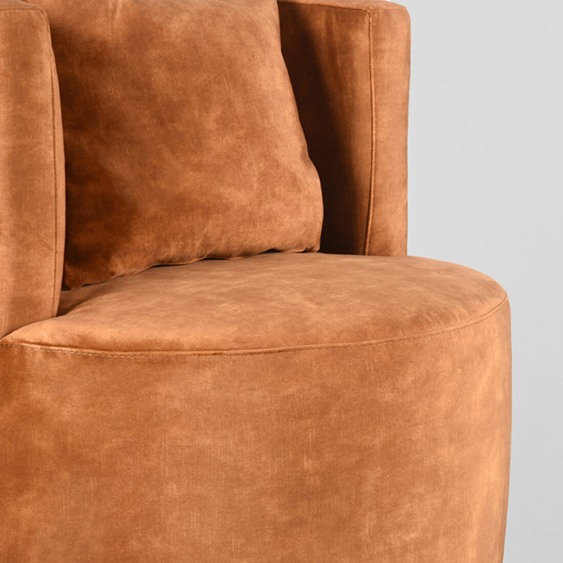 Fauteuil Evy 8211 Oker 8211 Velours