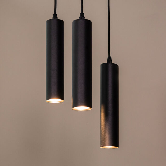 Label51 Hanglamp Ferroli 8211 Zwart 8211 Metaal 8211 3 Lichts