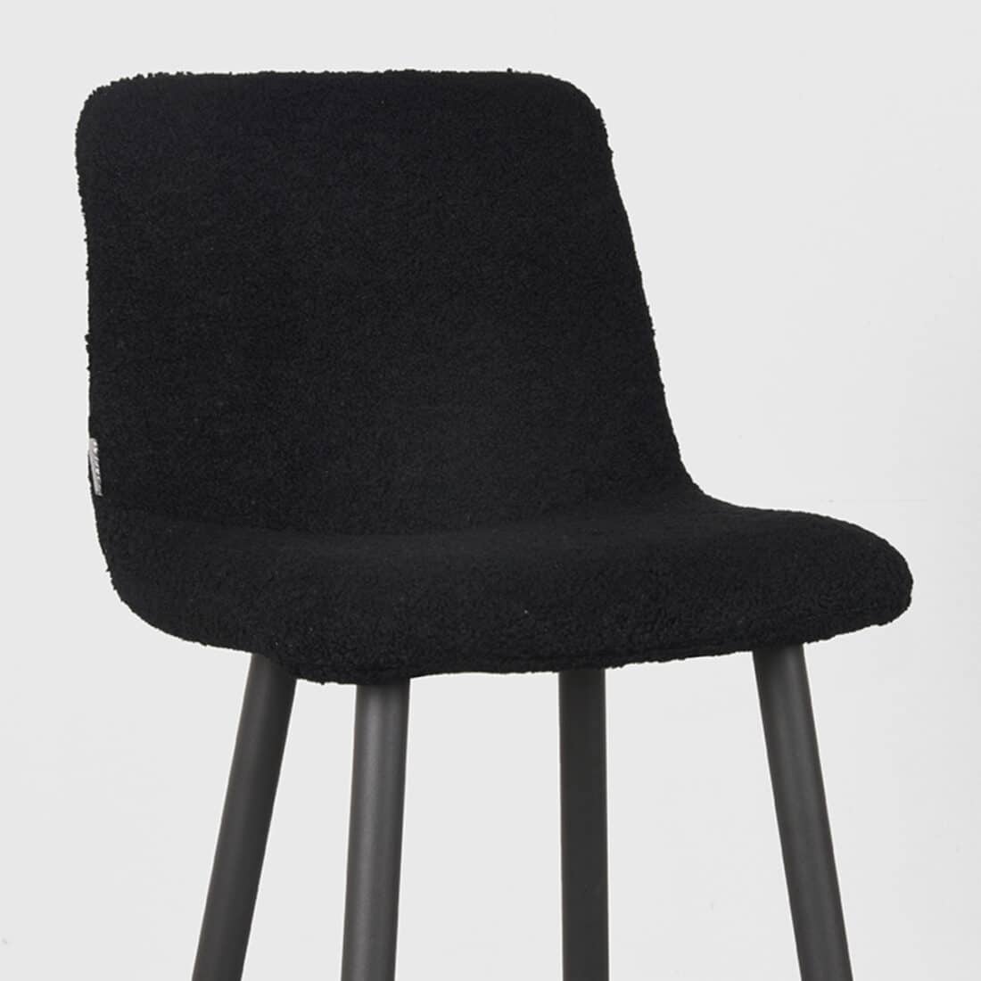 Barkruk Jep 8211 Zwart 8211 Teddy 8211 Zithoogte 78