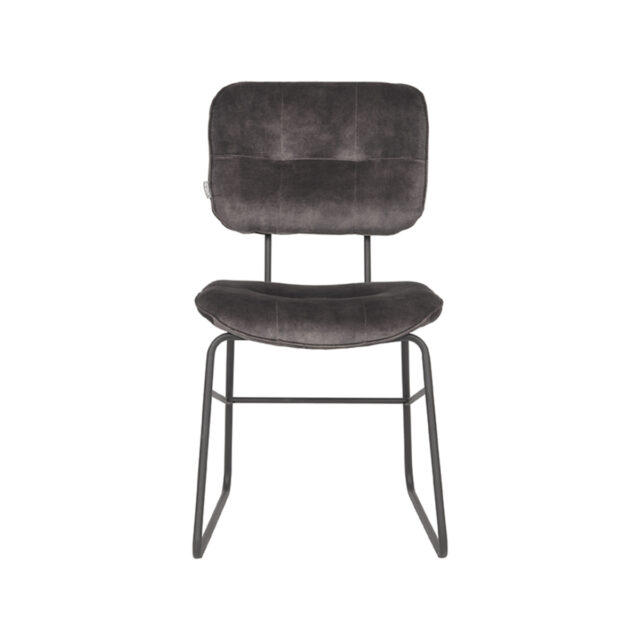 Eetkamerstoel Dez 8211 Antraciet 8211 Velours Minimale Bestelling 2 Stuks