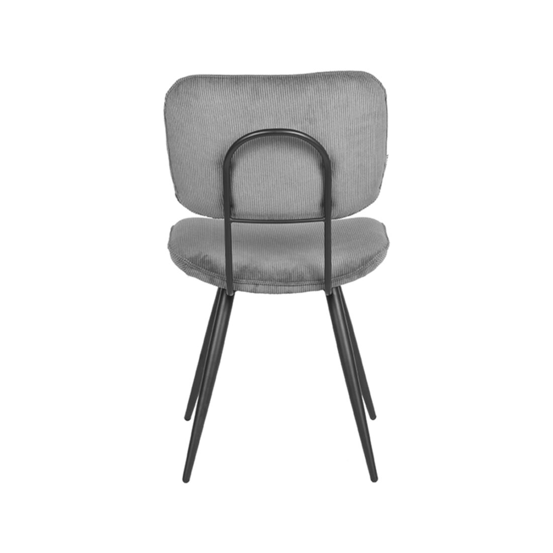 Eetkamerstoel Vic 8211 Donkergrijs 8211 Ribcord Minimale Bestelling 2 Stuks