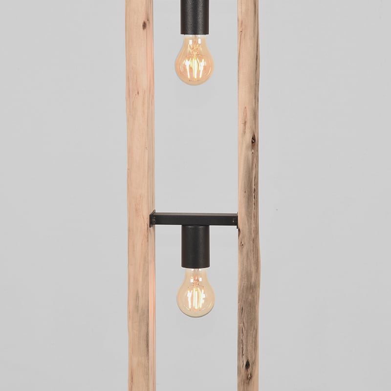 Label51 Vloerlamp Woody 8211 Rough 8211 Hout