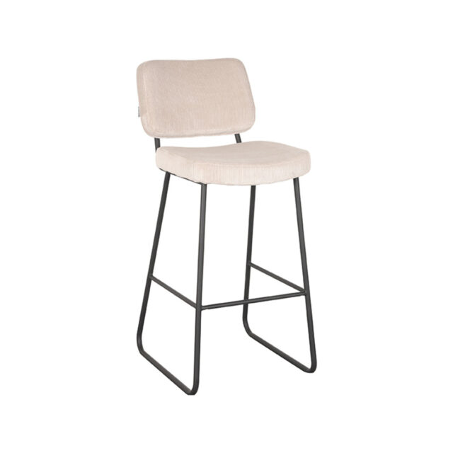 Barkruk Noah 8211 Naturel 8211 Ribcord 8211 Zithoogte 78