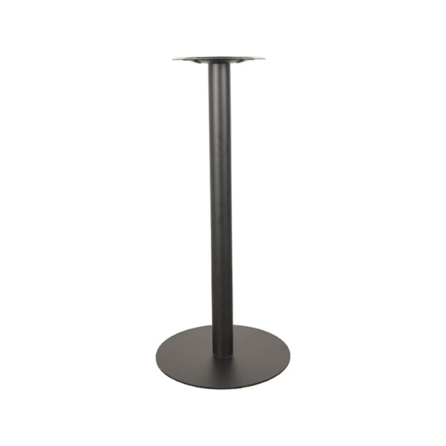 Eetkamertafelpoot Enkel 8211 Zwart 8211 Metaal 8211 Rond 8211 108 Cm