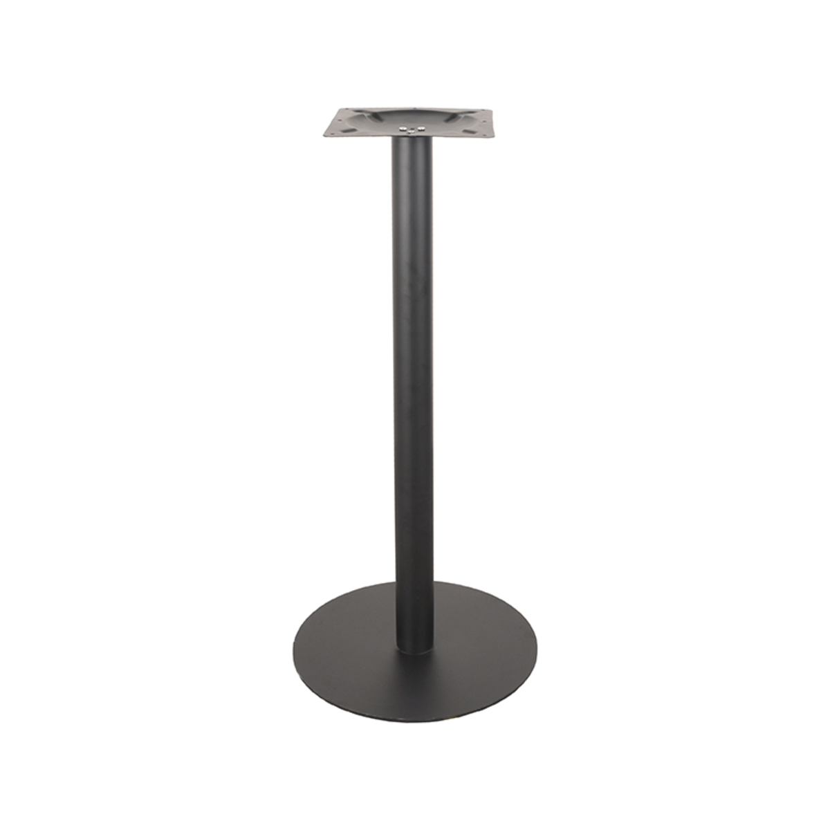 Eetkamertafelpoot Enkel 8211 Zwart 8211 Metaal 8211 Rond 8211 108 Cm