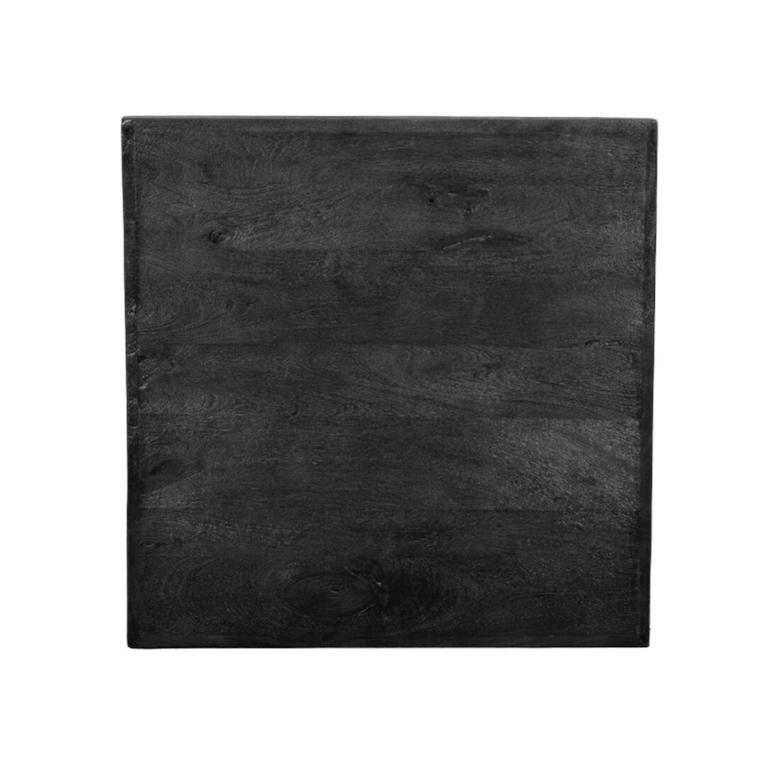 Eetkamertafelblad Straight Edge 8211 Zwart 8211 Mangohout 8211 70 Cm Straight