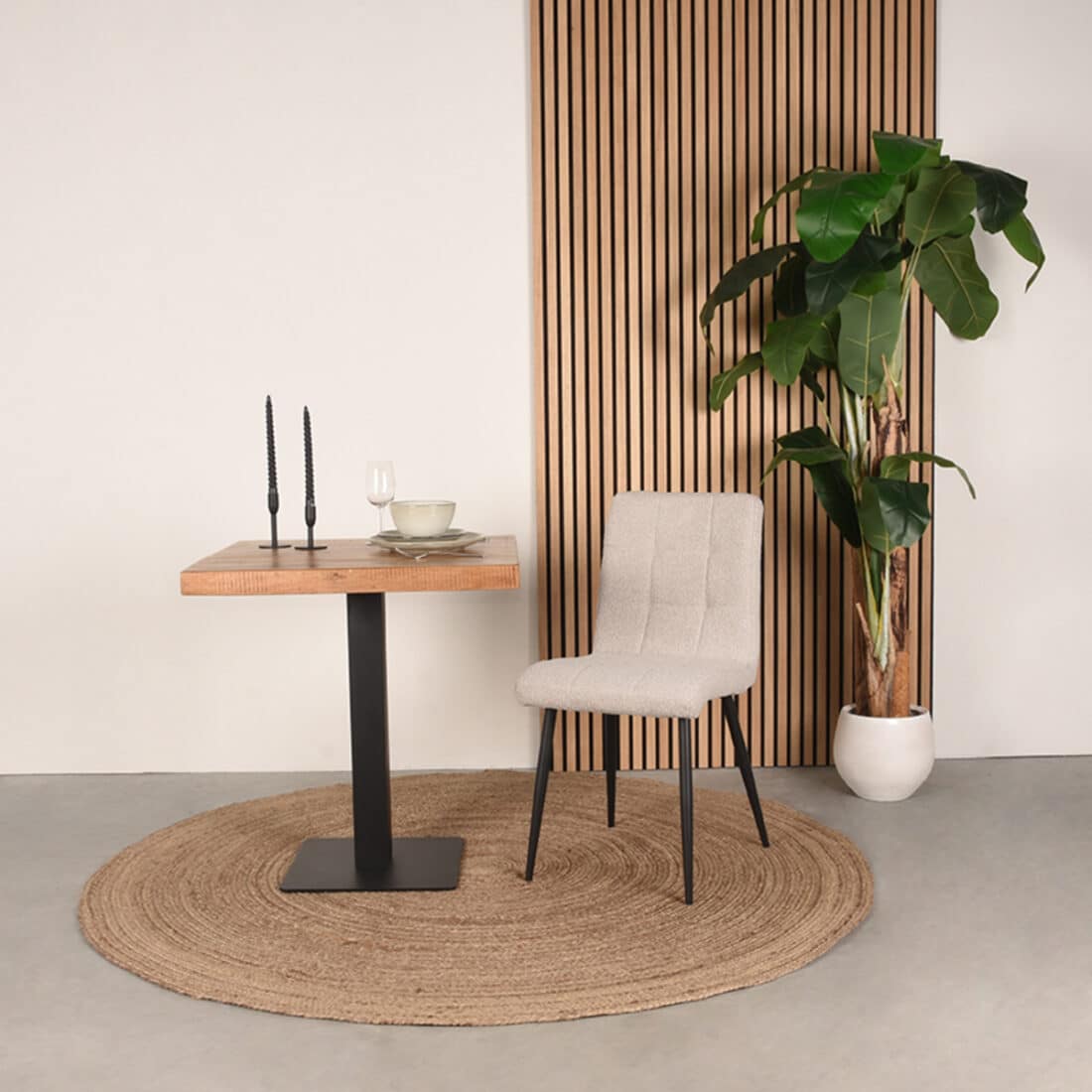 Eetkamerstoel Sam 8211 Zand 8211 Boucle Minimale Bestelling 4 Stuks