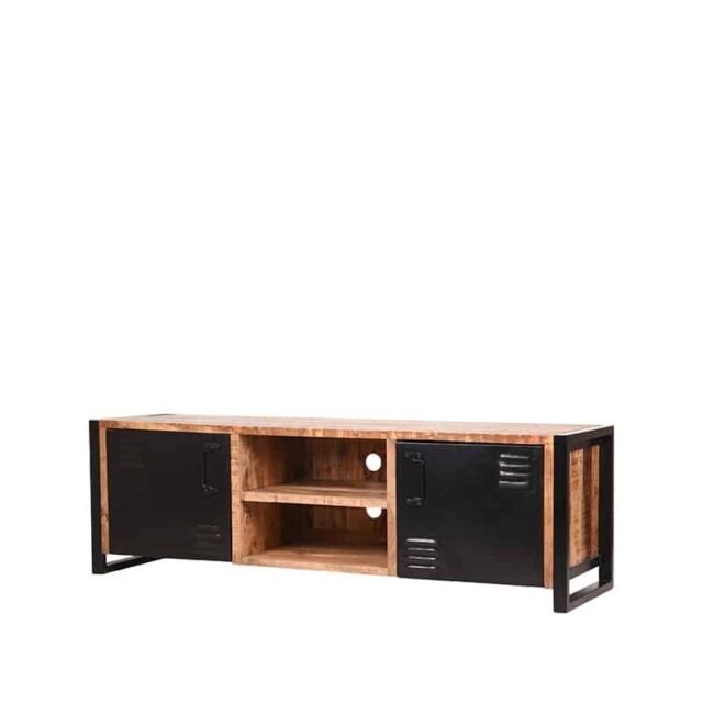 Tv Meubel Brussels 8211 Rough 8211 Mangohout 8211 160 Cm