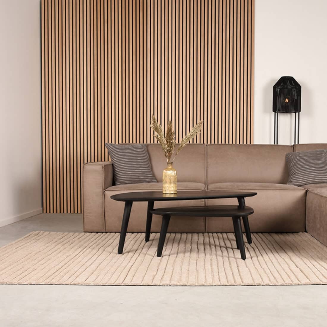 Vloerkleed Luxy 8211 Taupe 8211 Wol 8211 160 215 230 Cm